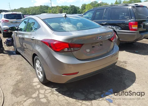 2015 Hyundai Elantra Se из США, поврежденный, VIN 5NPDH4AE0FH574847